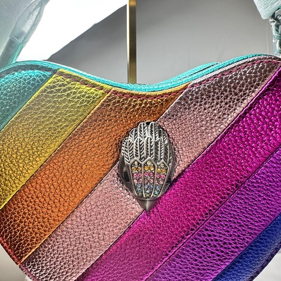 KURT GEIGER LONDON Kensington Heart Shape Crossbody (NEW) - Picture 9 of 14